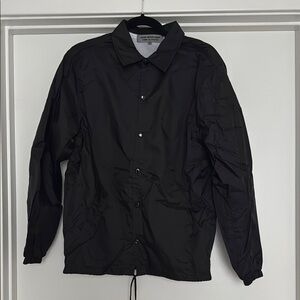 Comme des Garcons Black Windbreaker Jacket